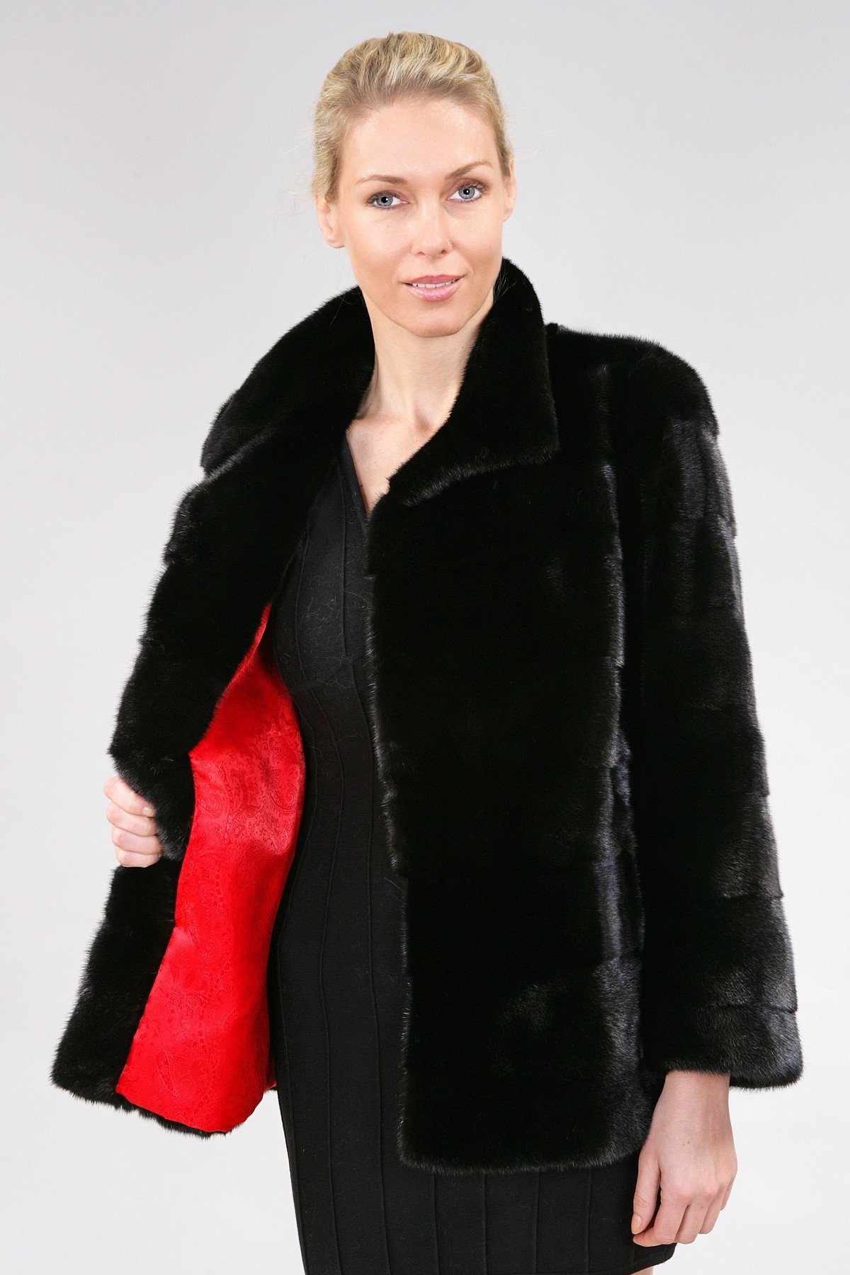 2 | Horizon Black Mink Fur Jacket Jackets Starlight Furs 