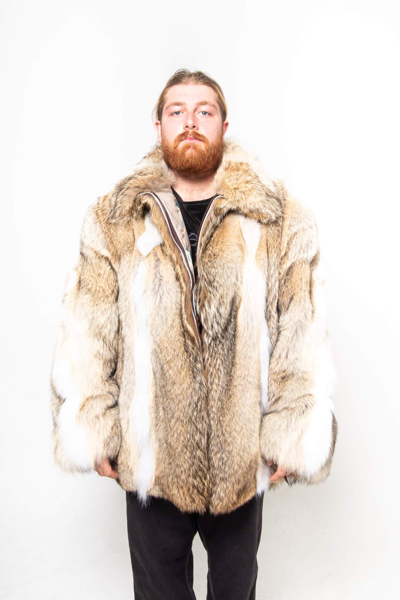 Coyote Fur Men's Jacket men's Starlight Furs 
