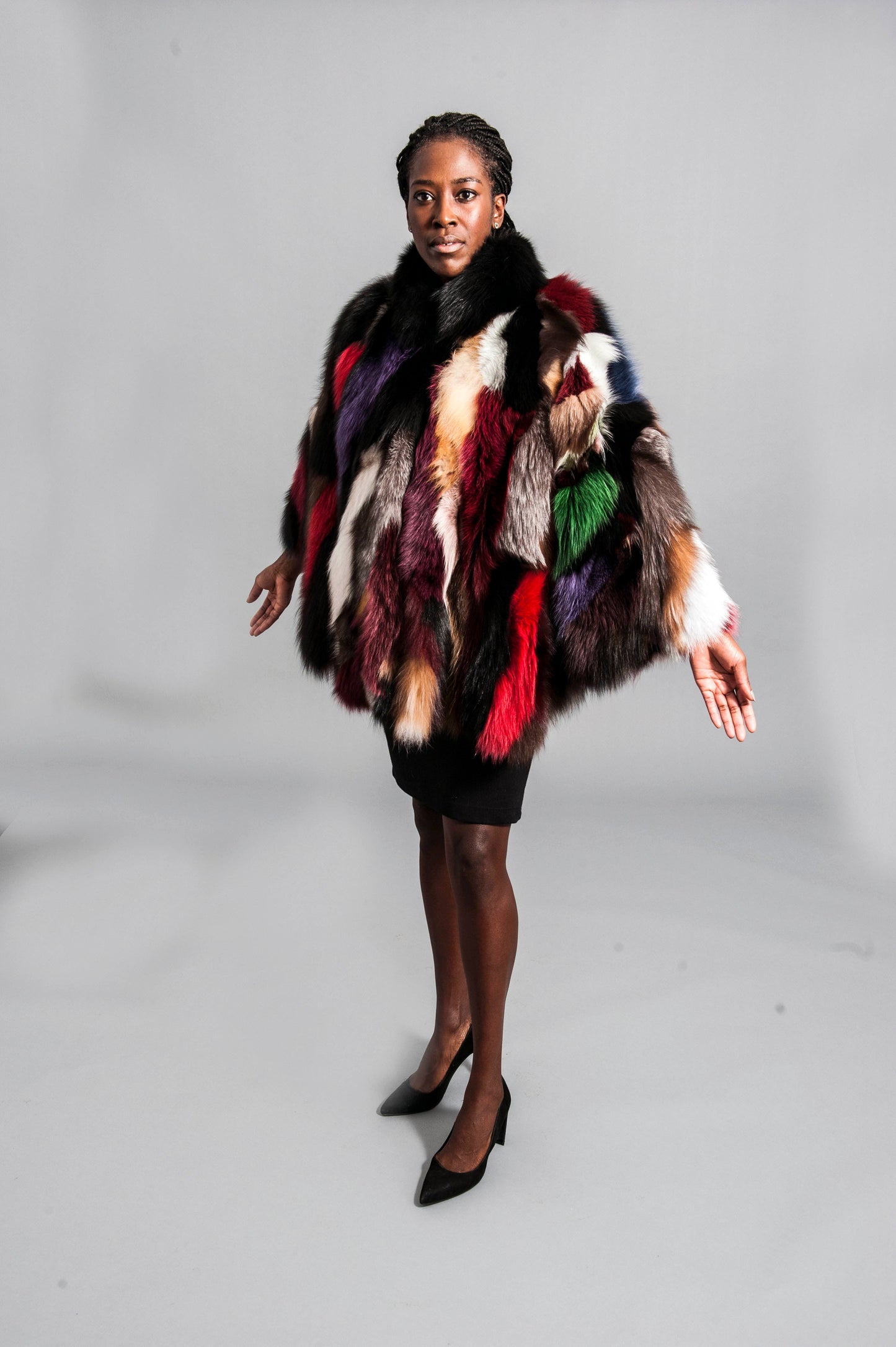 Fox Cape Multi-Tones Starlight Furs 