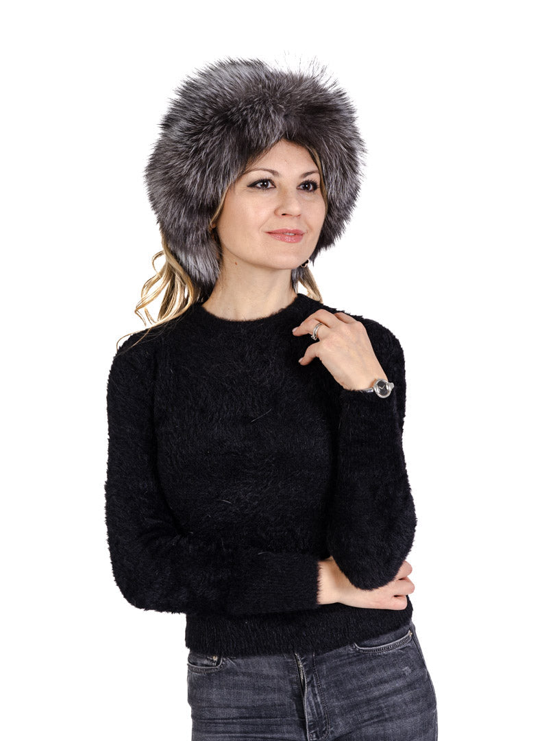 Fox Fur Headband or Neck Warmer Accessories Starlight Furs 