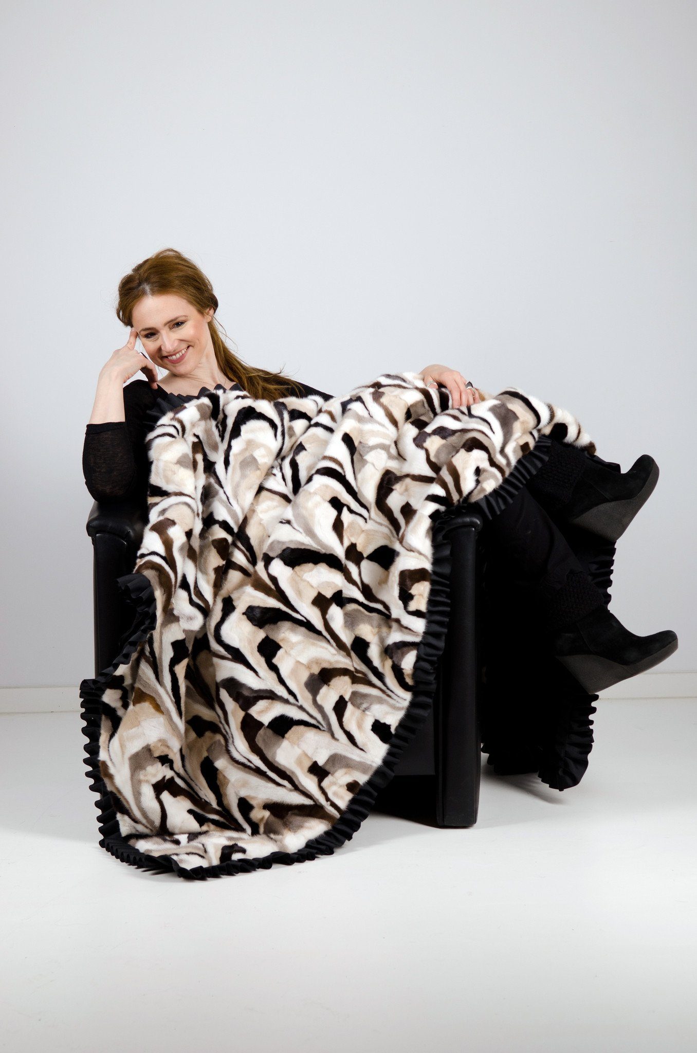 Mink Fur Blanket Sections Blankets Starlight Furs