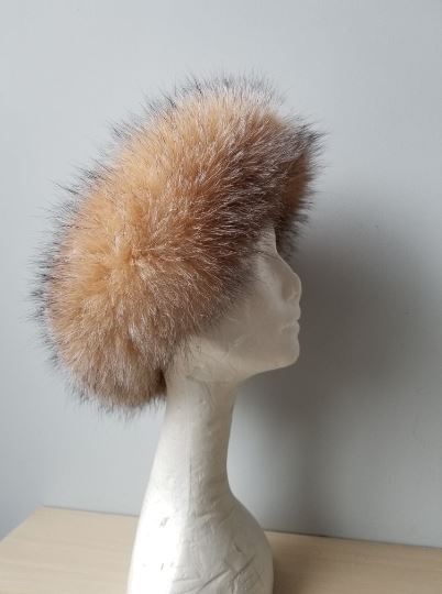 Natural fox fur headband or neck warmer Accessories Starlight Furs 