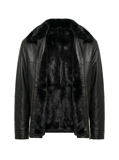 50 | Men's Reversible Mink / Leather Jacket BY ORDER ONLY men's Starlight Furs 