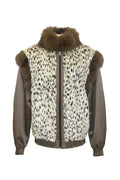 Belly Lynx Fur Bomber Jacket Fur Jacket Starlight Furs 
