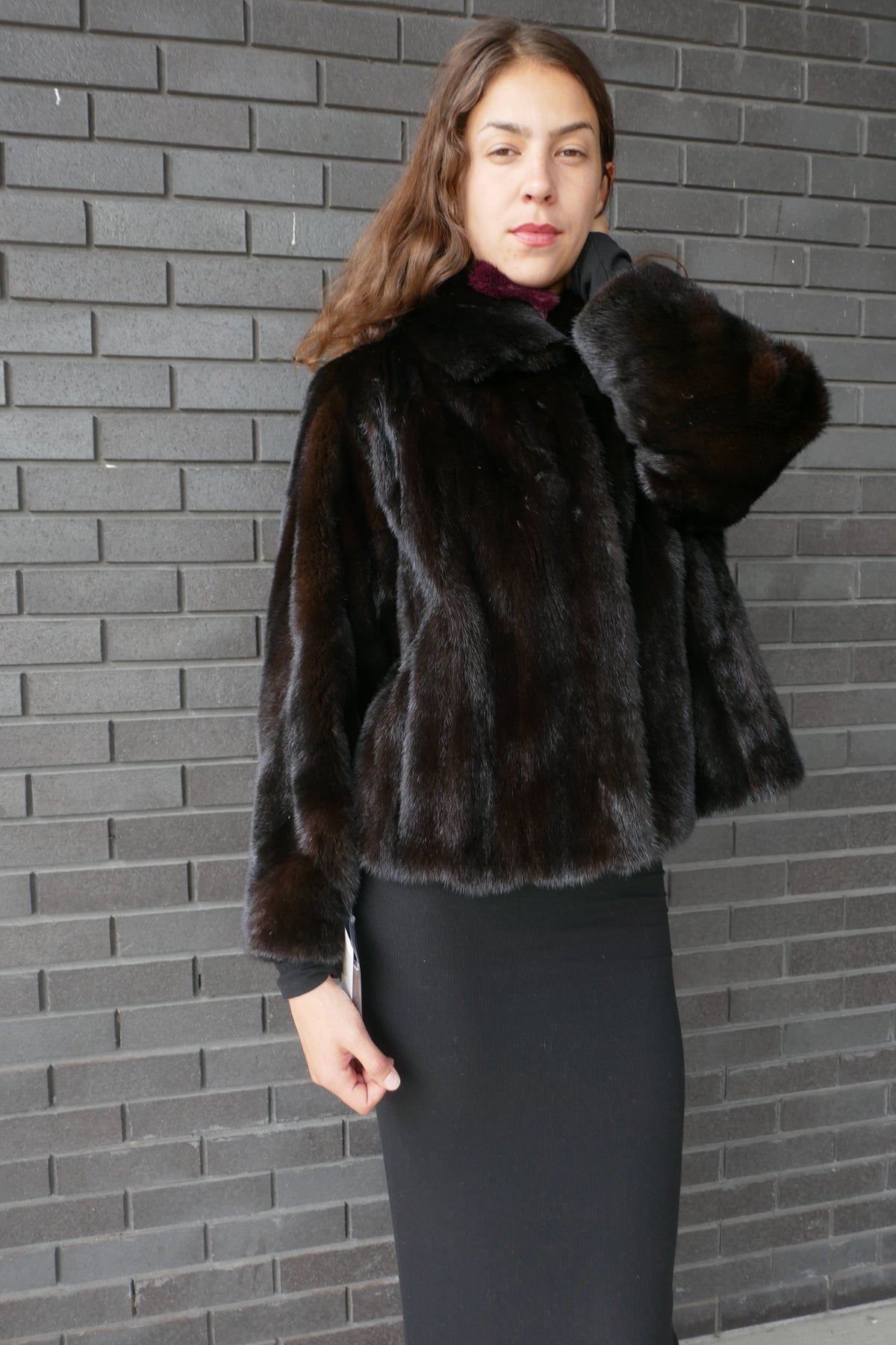 Black Mink Jacket Coats & Jackets Starlight Furs 