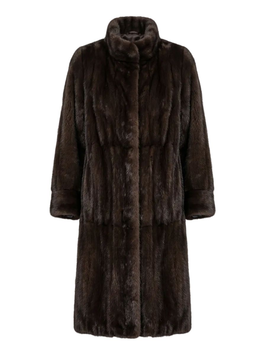 Black Mink Long Coat Fur Coat Starlight Furs 