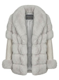 Blue Fox Crop Jacket Fur Jacket Starlight Furs 