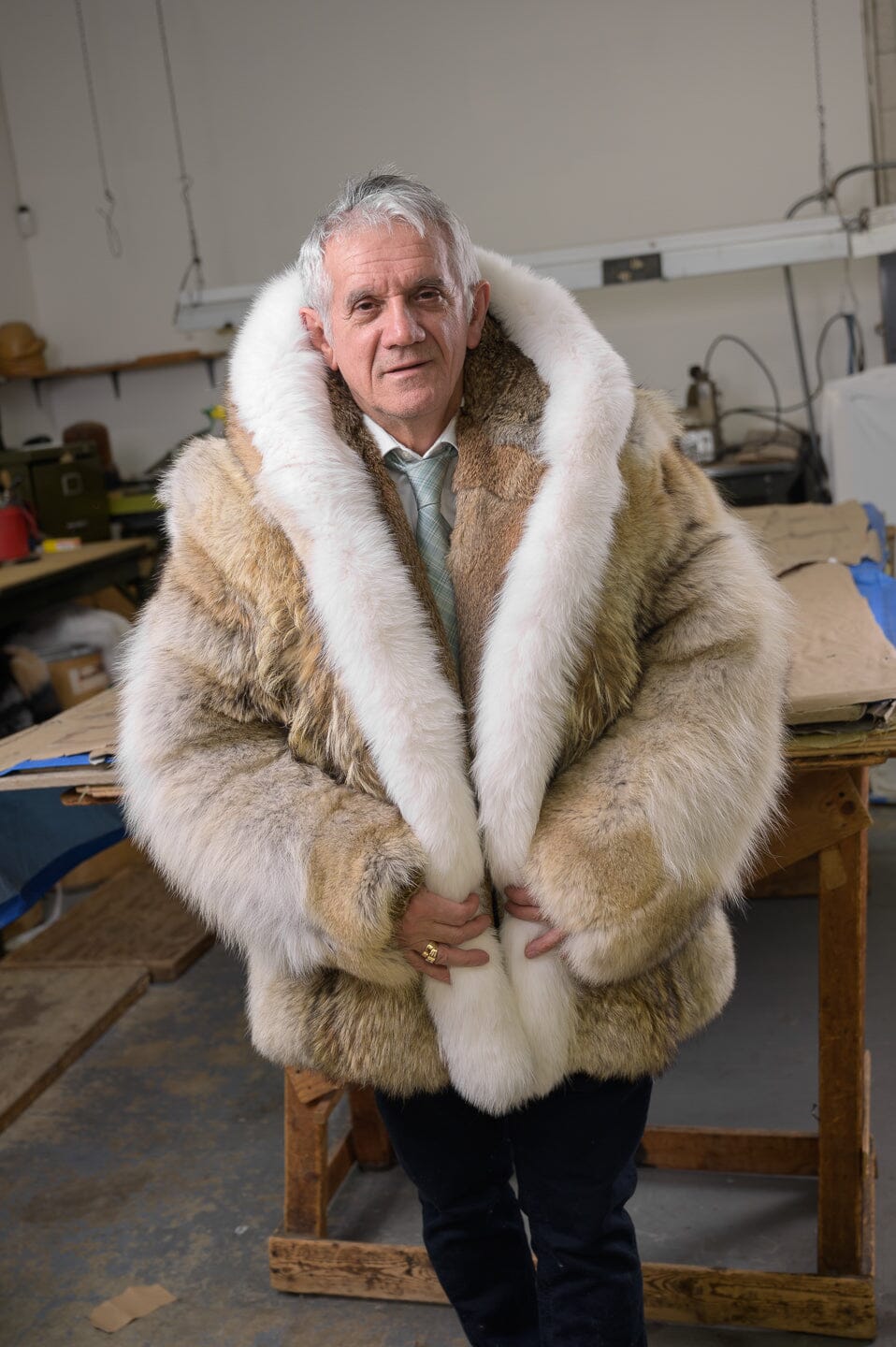 Coyote Fur Men's Jacket men's Starlight Furs 