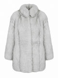 Fox Fur Cape in White Starlight Furs 