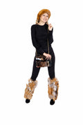 Fox Fur Purses & Hand Muffs Accessories Starlight Furs Patchwork Beaver Bag 