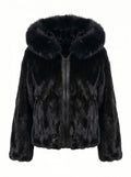 Fur Bomber In Black Jackets Starlight Furs 