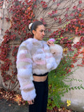 Gelato Fox Fur Cropped Jacket Starlight Furs 