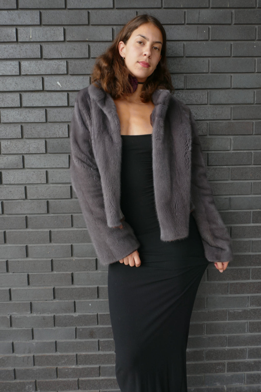 Gray Mink Jacket Coats & Jackets Starlight Furs 