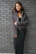 Gray Mink Jacket Coats & Jackets Starlight Furs 