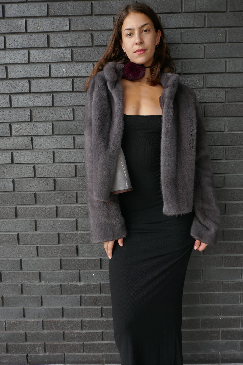 Gray Mink Jacket Coats & Jackets Starlight Furs 