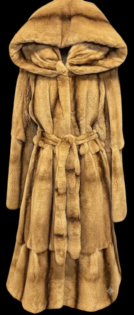 Honey Brown Sheared Beaver Coat Fur Coat Starlight Furs 