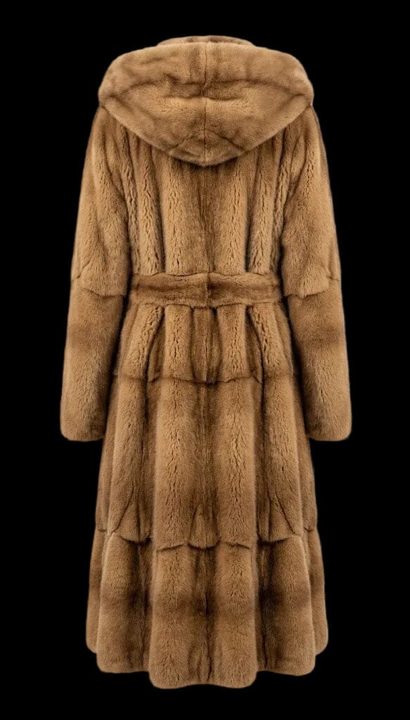 Honey Brown Sheared Beaver Coat Fur Coat Starlight Furs 
