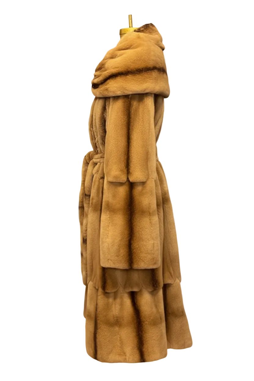 Honey Brown Sheared Mink Coat Fur Coat Starlight Furs 