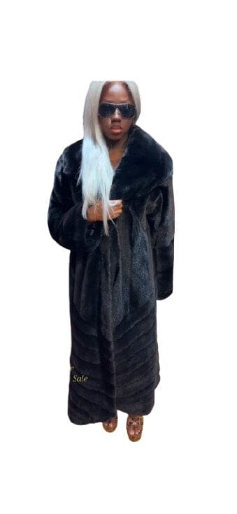 Long Black Mink Coat Coats Starlight Furs 