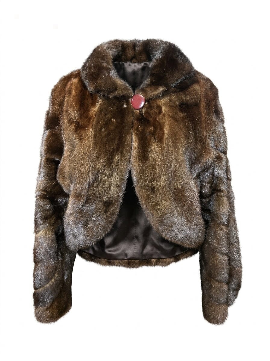 Mink Bolero Dark Brown Starlight Furs 