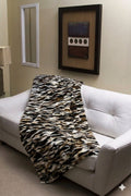 Mink Fur Patterned Blanket Blankets Starlight Furs 