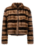 Mink Two-Tone Short Jacket | Handcrafted Canadian Luxury Fur – Starlight Furs Starlight Furs 