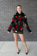 Multicolors Patchwork Sheared Beaver Jacket Fur Jacket Starlight Furs 