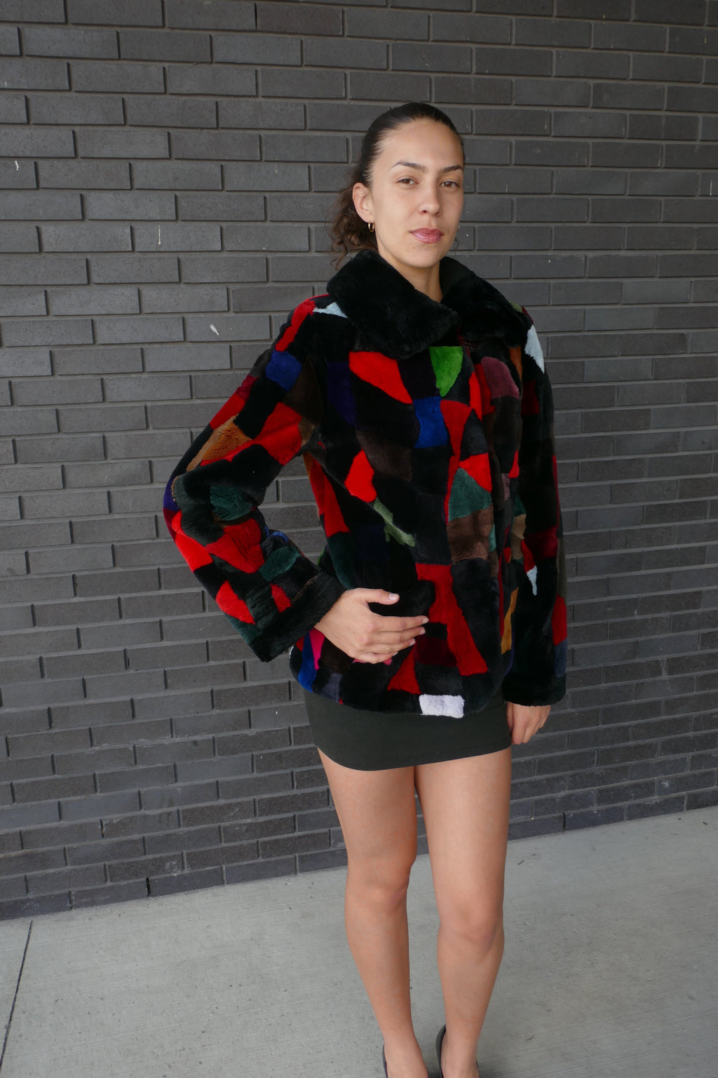 Multicolors Sheared Beaver Jacket Starlight Furs 