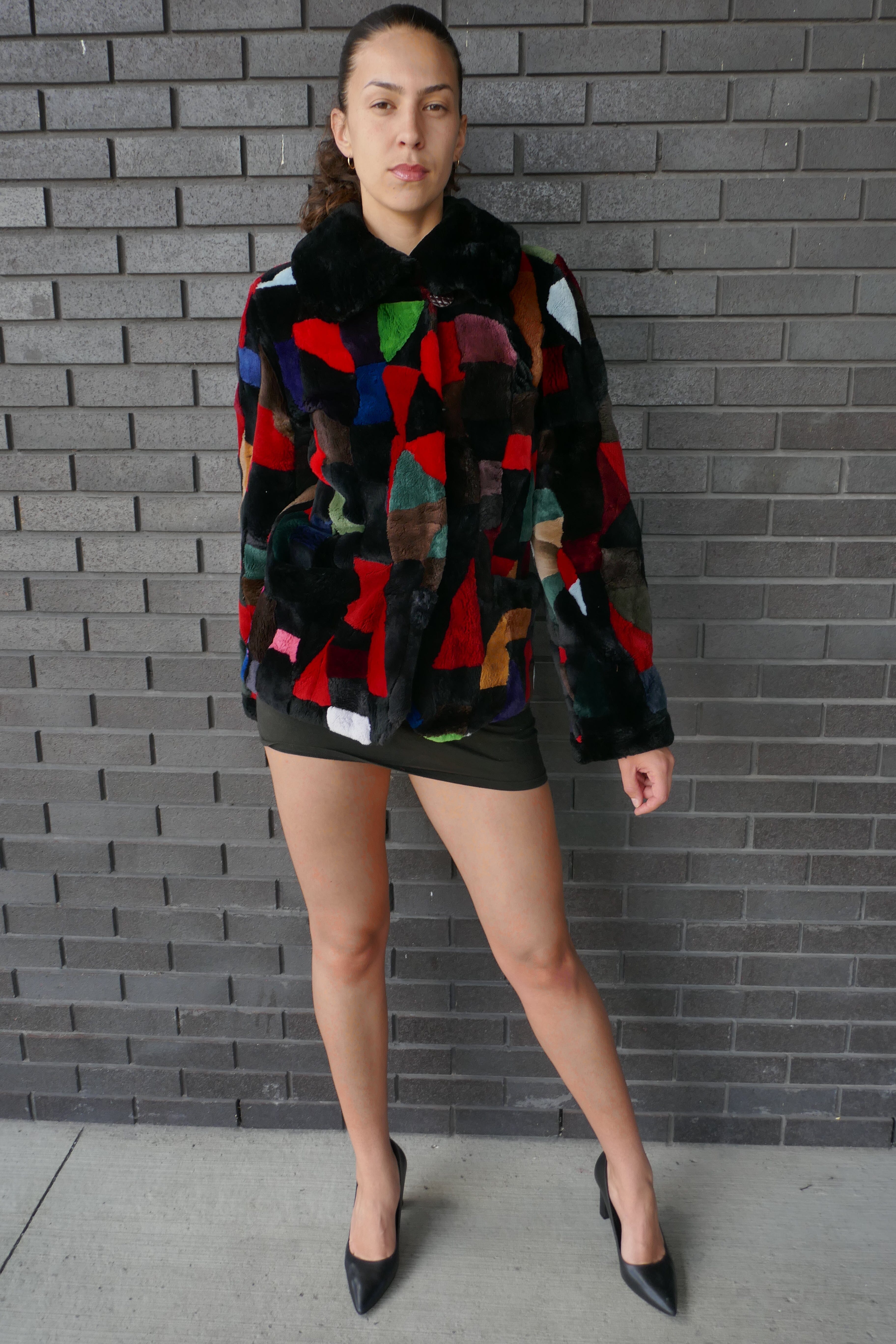 Multicolors Sheared Beaver Jacket Starlight Furs 
