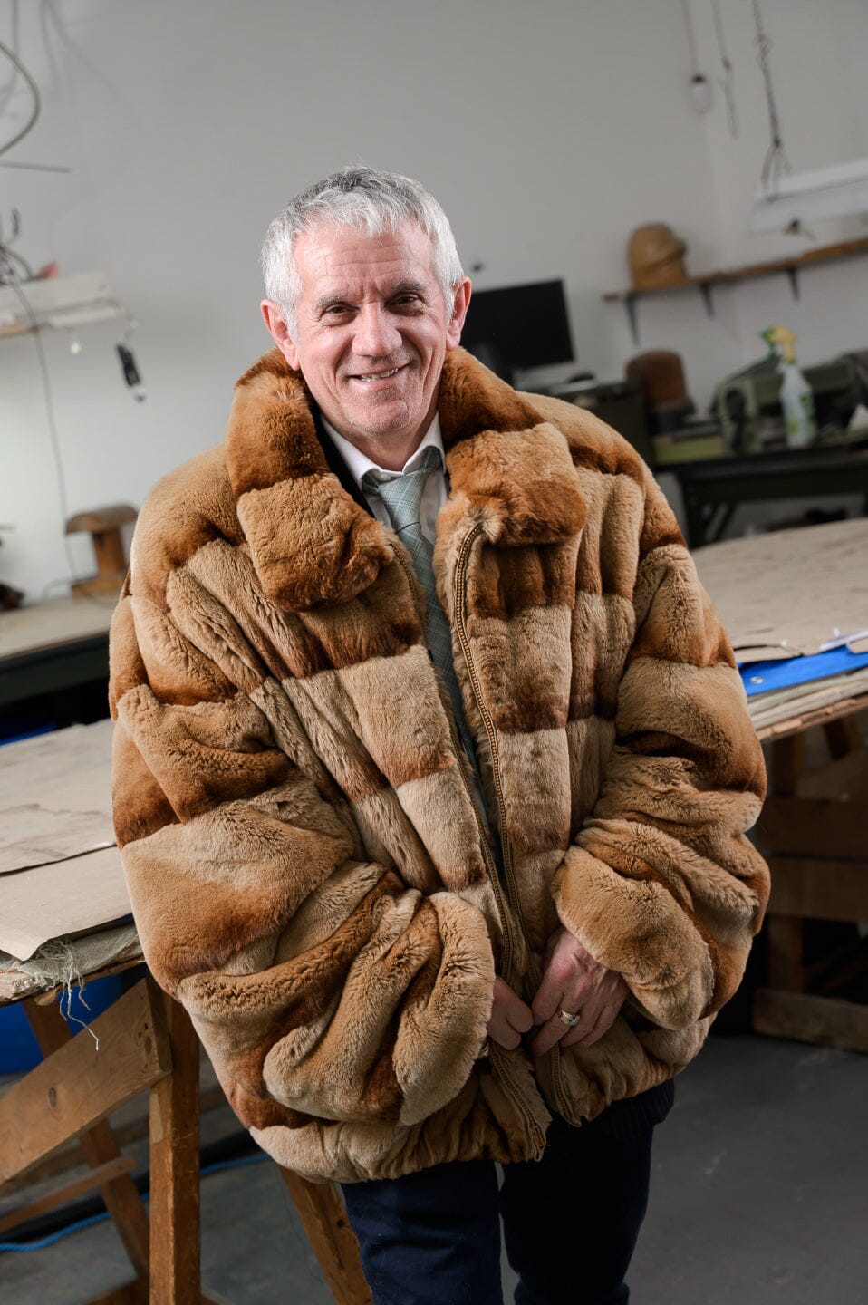 Rex Rabbit Brown 3XL Men’s Coat men's Starlight Furs 