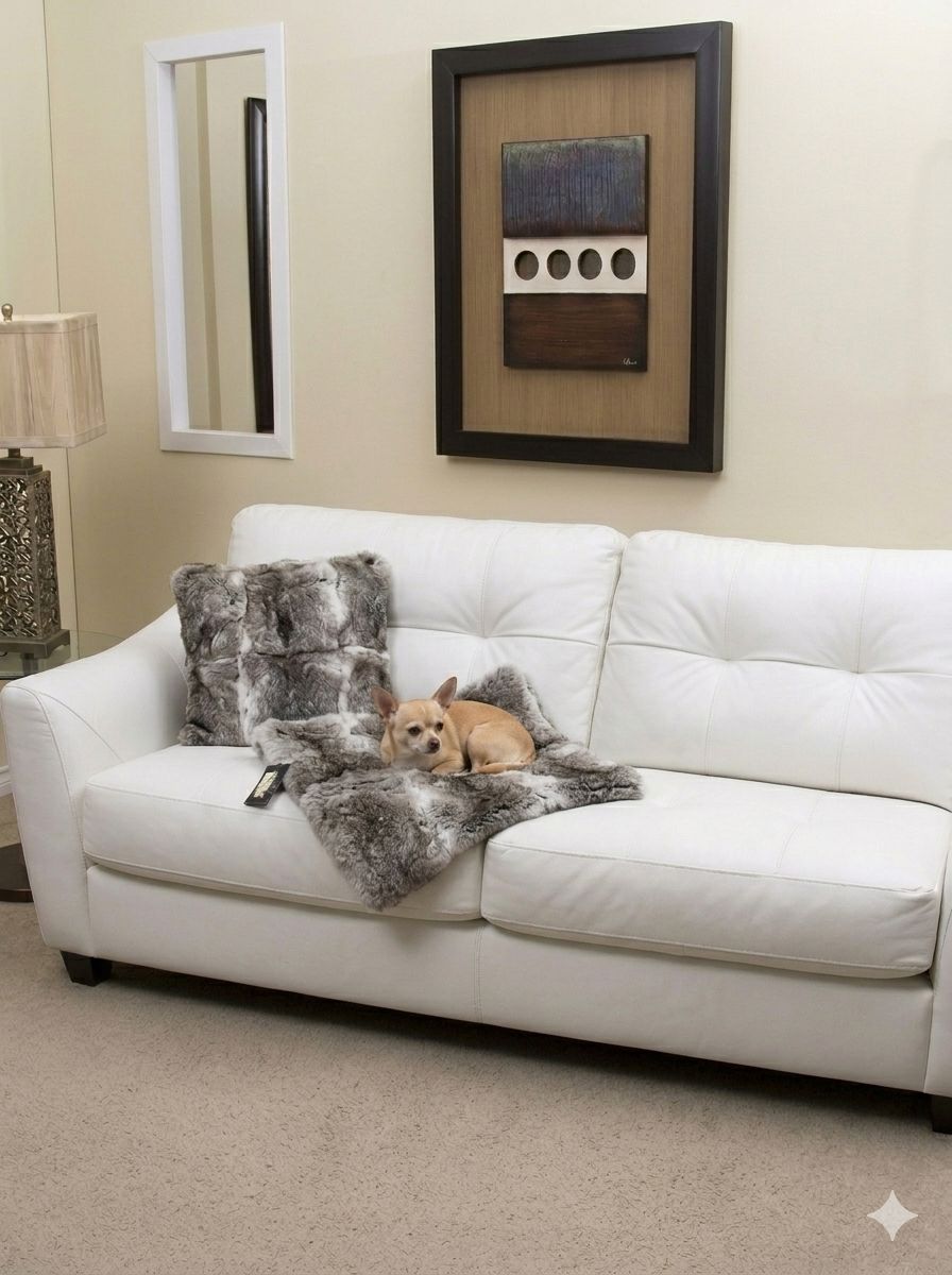 Rex Rabbit Fur Throw Pet Accessories Starlight Furs 