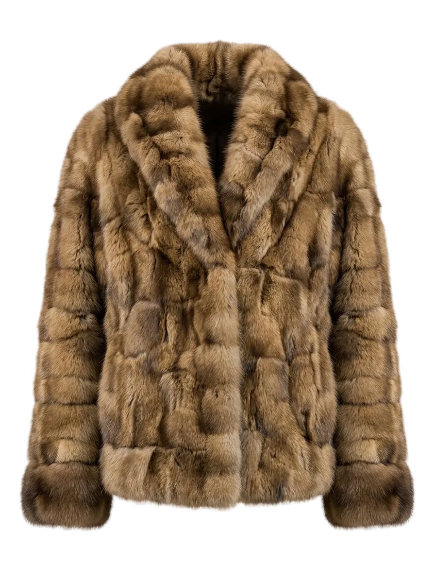 Sable Jacket Natural Brown Starlight Furs 