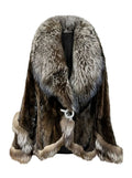 Sheared Mink With Fox Fur Trim Jacket Fur Jacket Starlight Furs 