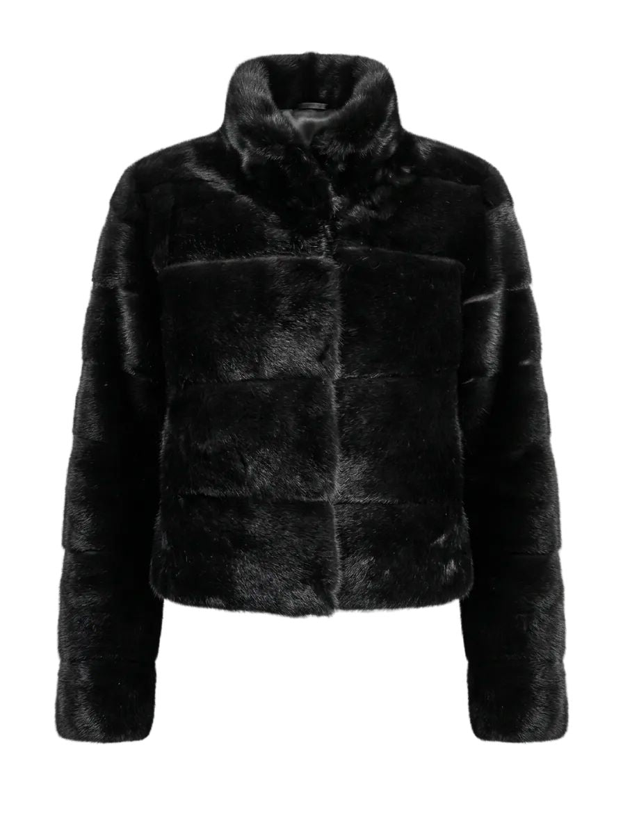 Short Mink Jacket (black) Jackets Starlight Furs 