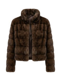 Short Mink Jacket (brown) Jackets Starlight Furs 