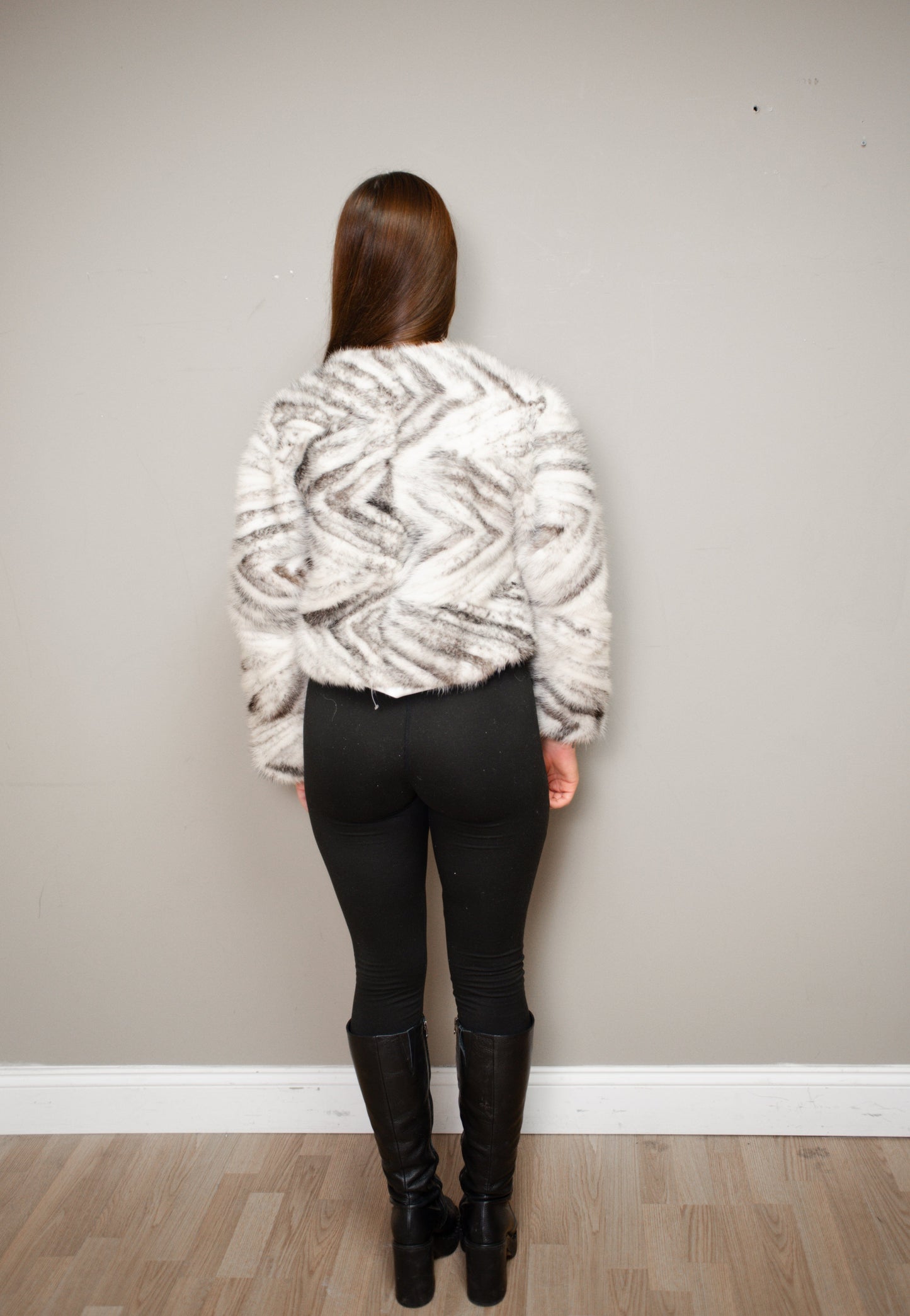 Short Mink Jacket - Silver Twilight Jackets Starlight Furs 