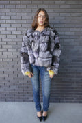 Silver Fox Cropped Jacket Starlight Furs 