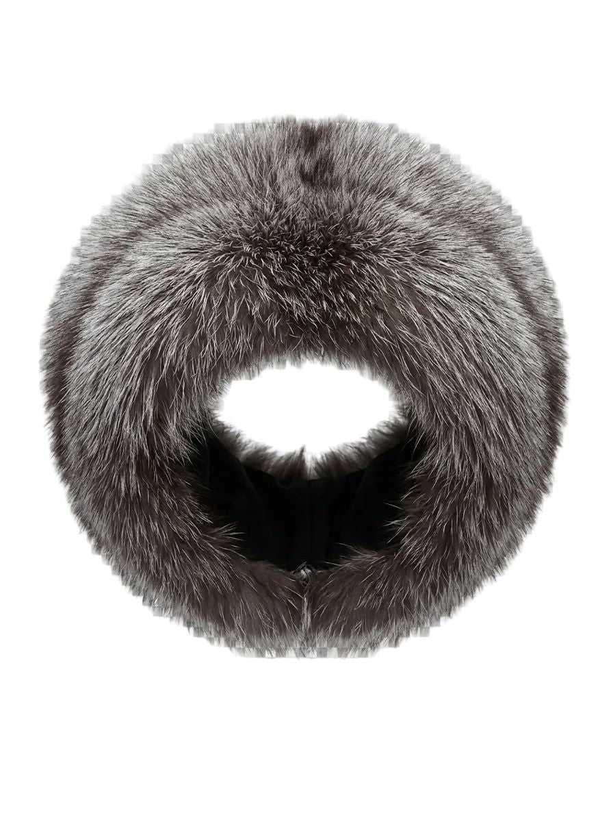 Silver Fox Fur Headband Fur Accessories Starlight Furs 