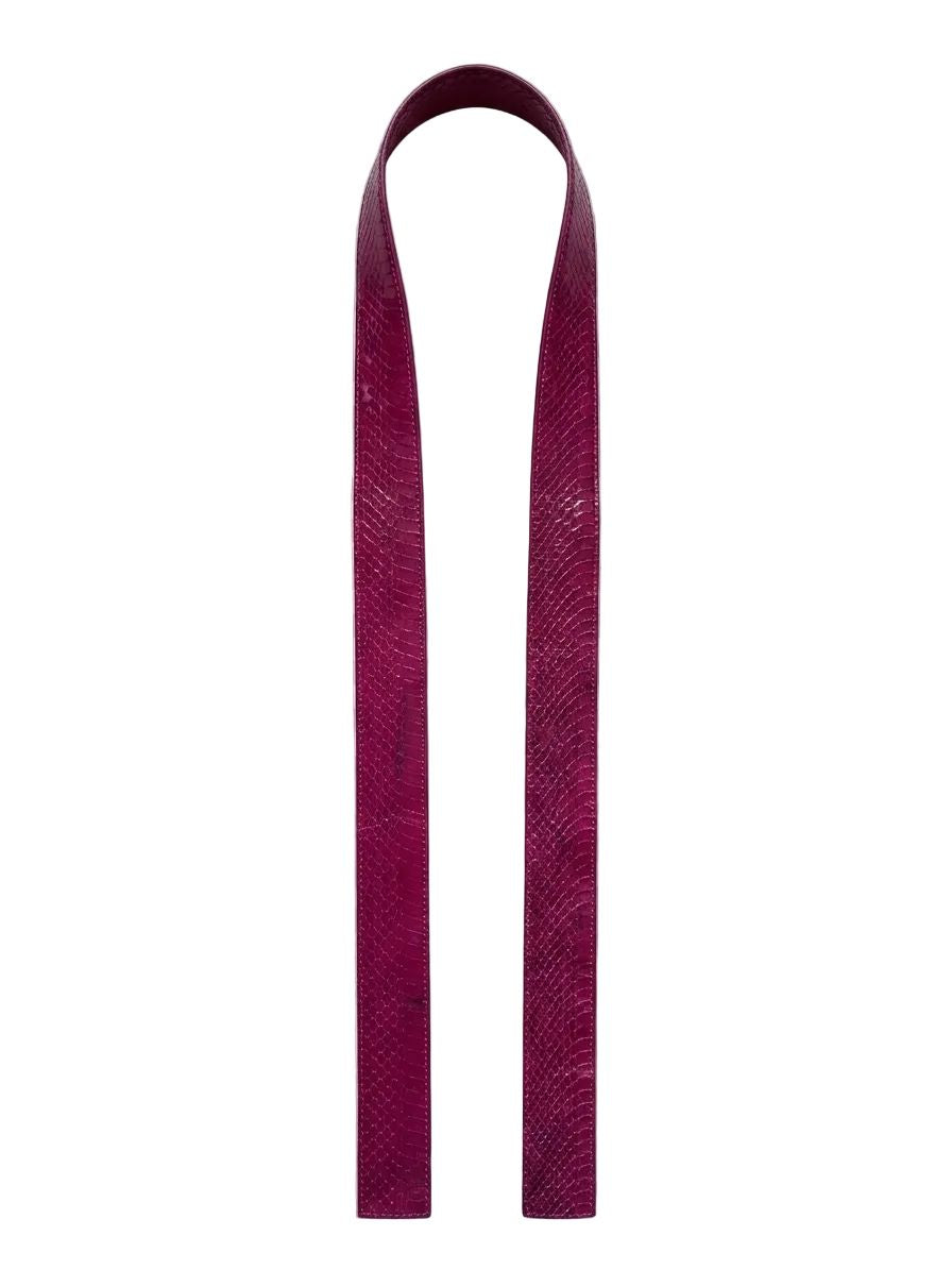 Snakeskin Red Belt Accessories Starlight Furs 