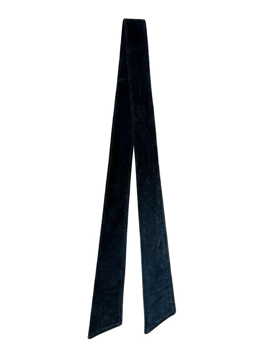 Suede Black Belt Accessories Starlight Furs 