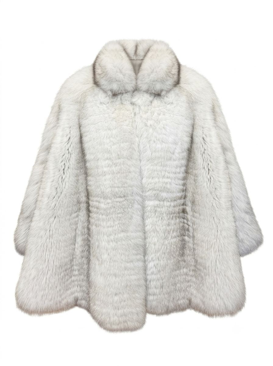 White Fox Luxury Cape Starlight Furs 