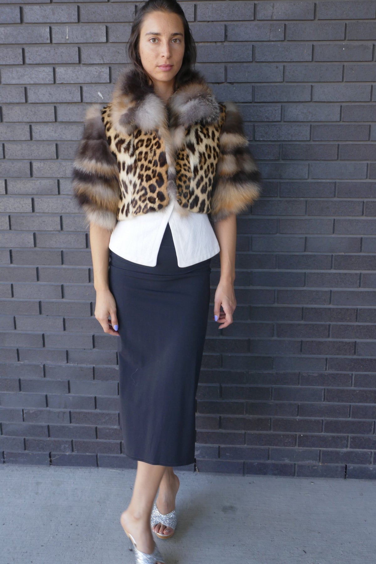 Wild Cat With Crystal Fox Bolero - CANADA ONLY | Starlightfurs Starlight Furs 