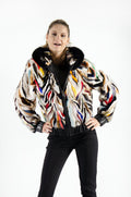 20 | Hooded Mink Bomber Jacket Jackets Starlight Furs S 