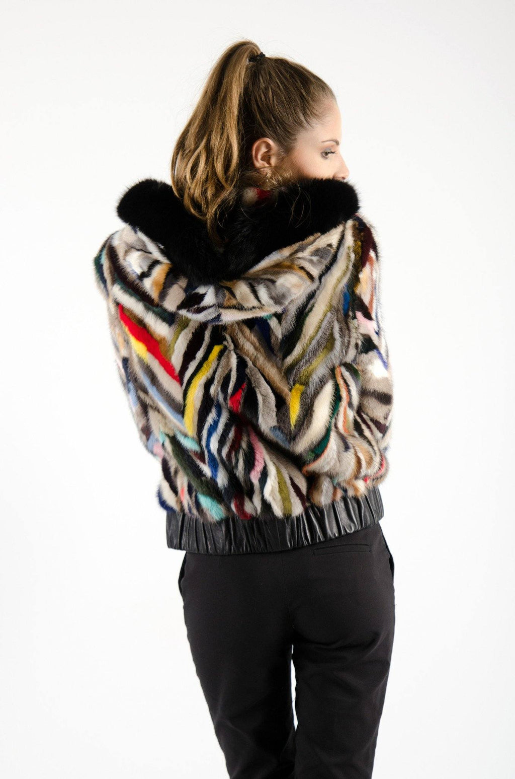 20 | Hooded Mink Bomber Jacket Jackets Starlight Furs 