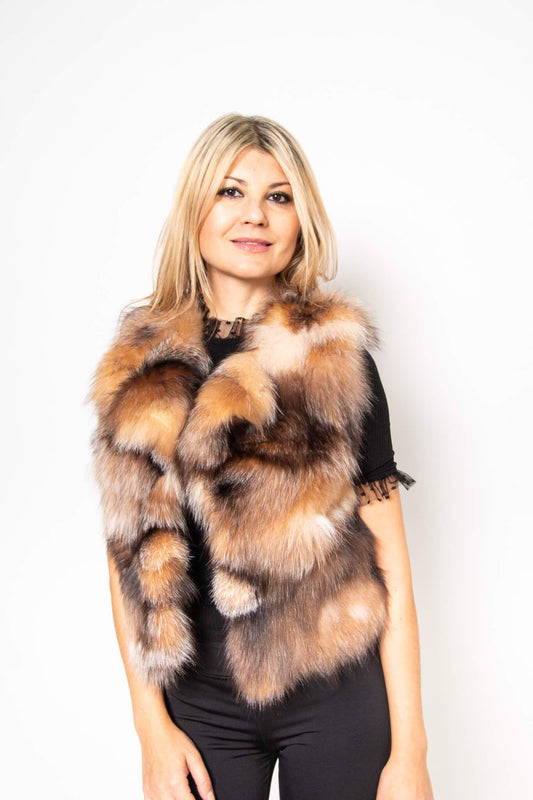 41 | Fox Fur Vest Vests Starlight Furs 