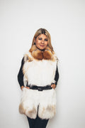 62 | Patchwork Fox Vest Vests Starlight Furs 