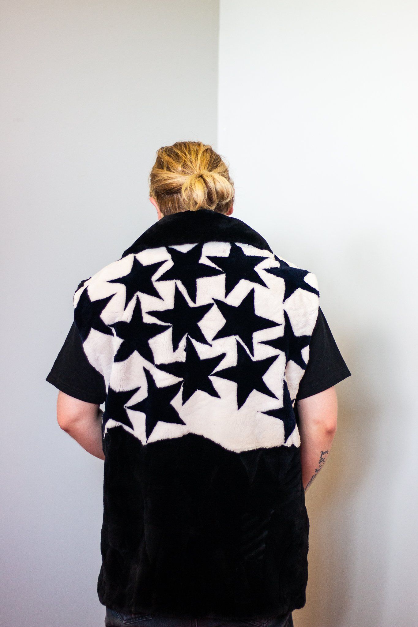 78 | Unisex Shear Beaver Vest men's Starlight Furs 