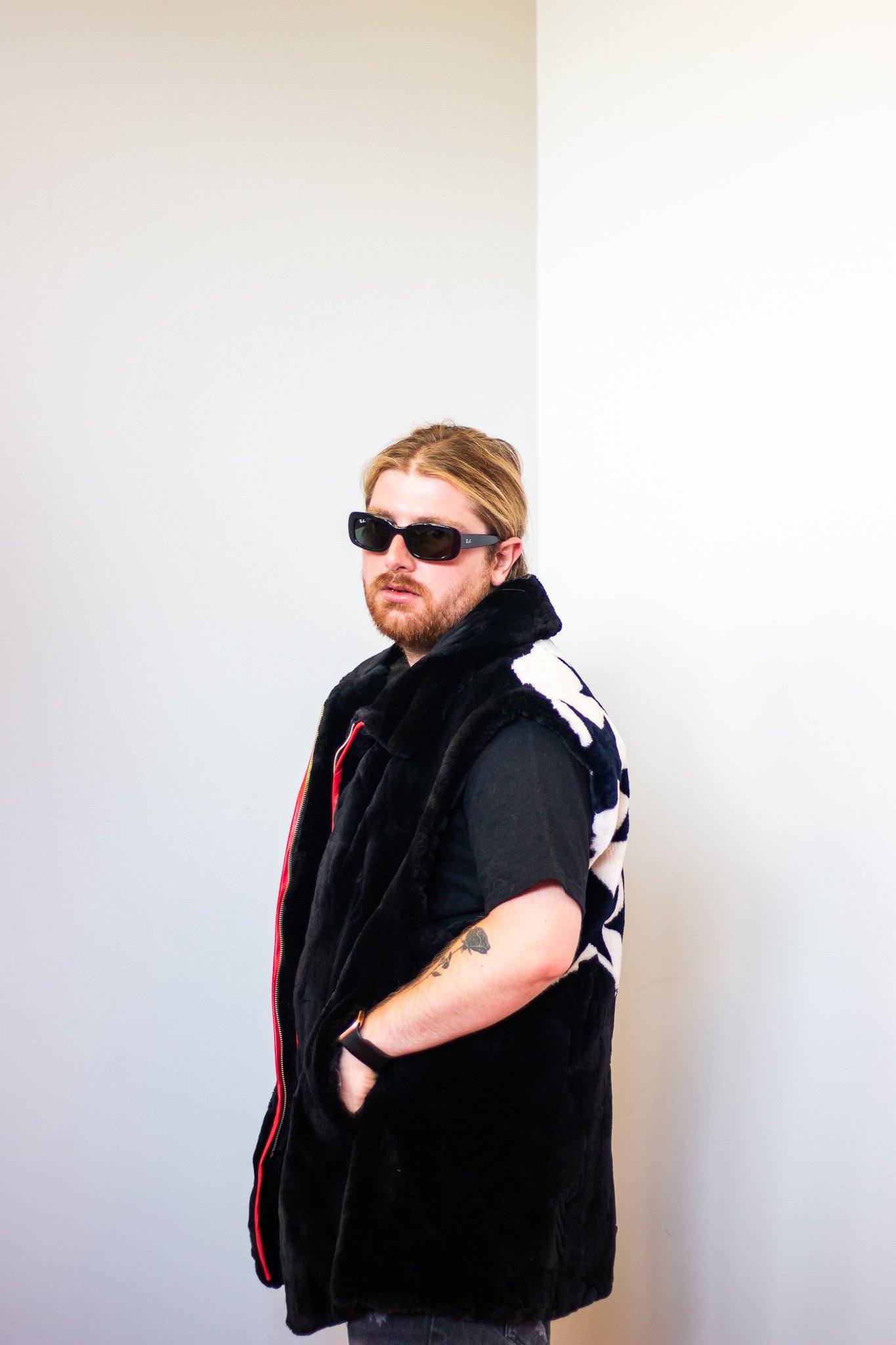 78 | Unisex Shear Beaver Vest men's Starlight Furs 