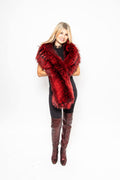 97 | Red Fox Fur Stole Wrap Accessories Starlight Furs 