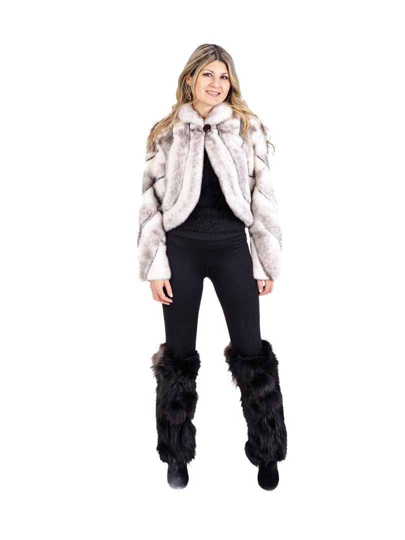 Bolero Cross Mink Fur Apparel & Accessories Starlight Furs 